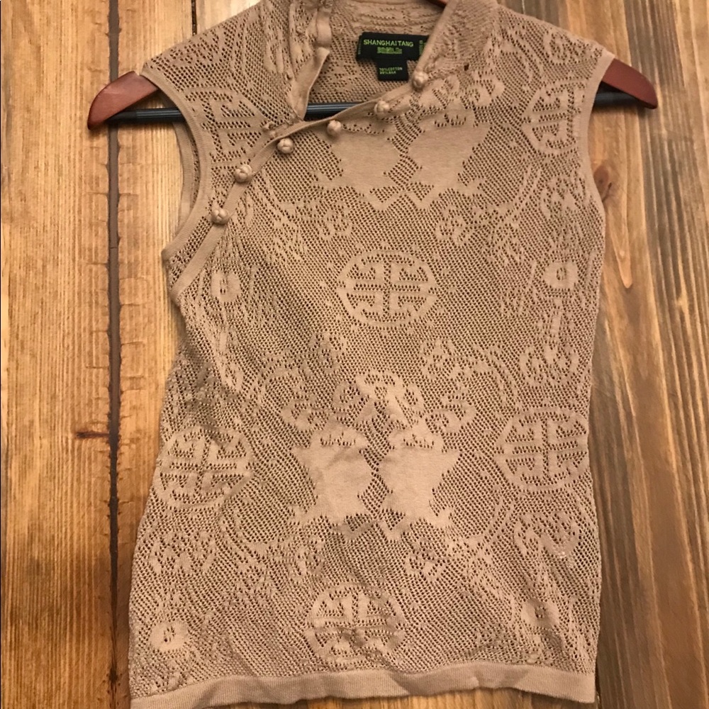 Vintage Shanghai Tang Silk Top